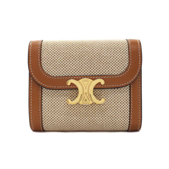 Celine Flap Triomphe Tri Wallet - Picture 1 of 5